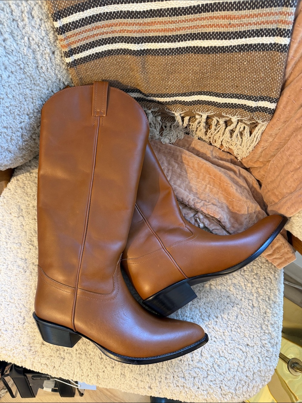 Anthropologie Jeffrey Campbell leather Cowboy Boots